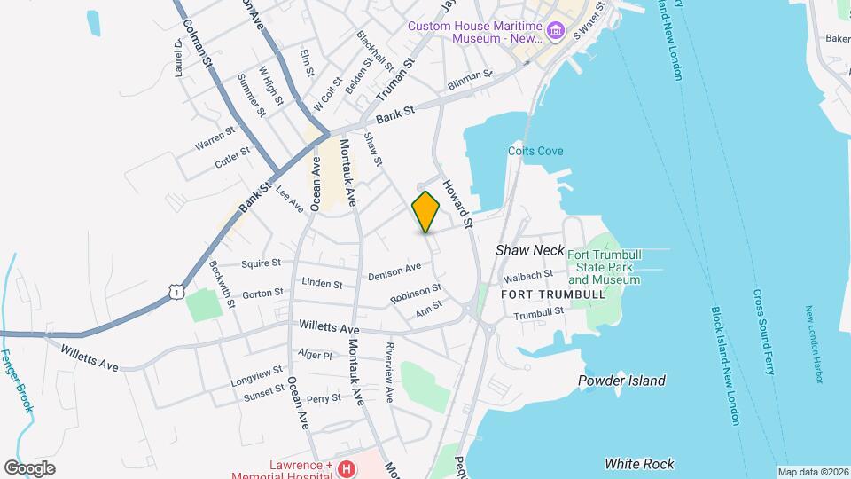 1 Hamilton St Map and Location Details