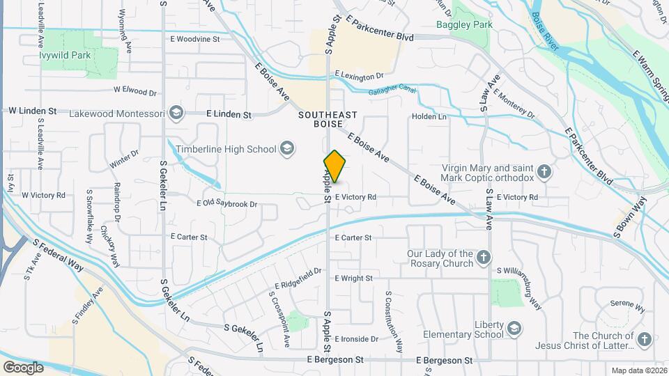 2960 S Apple St Map and Location Details