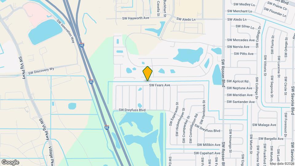 2009 SW Fears Ave Map and Location Details