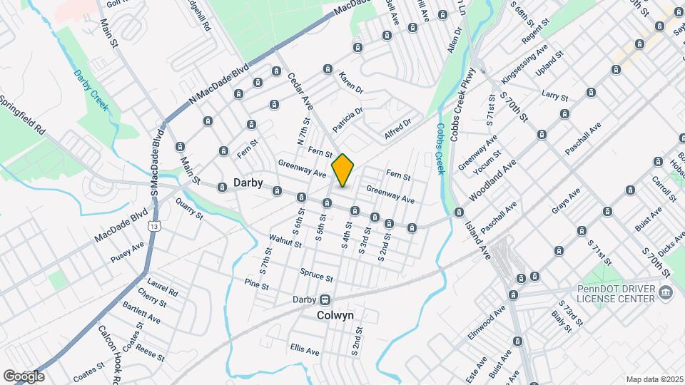 427 Darby Terrace Map and Location Details