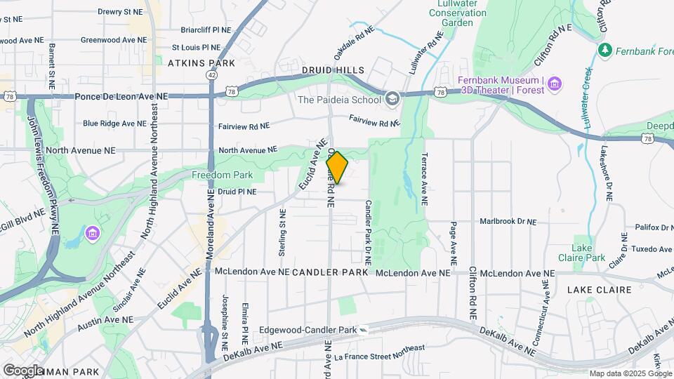 545 Oakdale Rd NE Map and Location Details