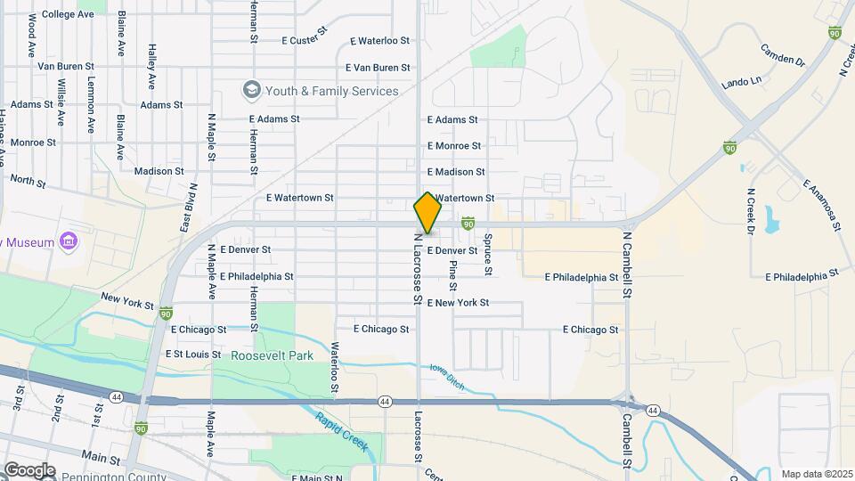 601 E North St Mapa y Detalles de la Ubicación