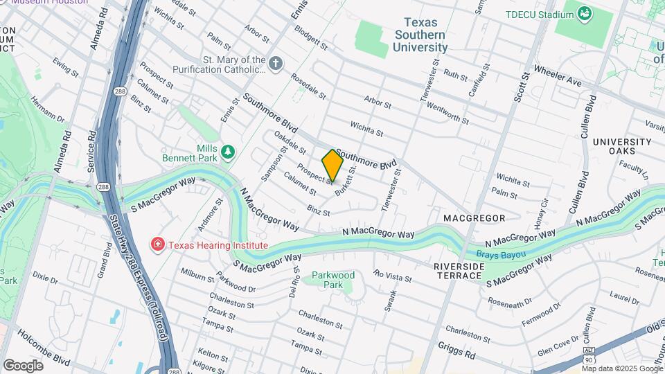 3338 Prospect St Map and Location Details