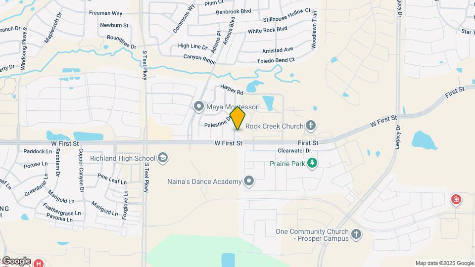 1308 Hudson Lane Map and Location Details