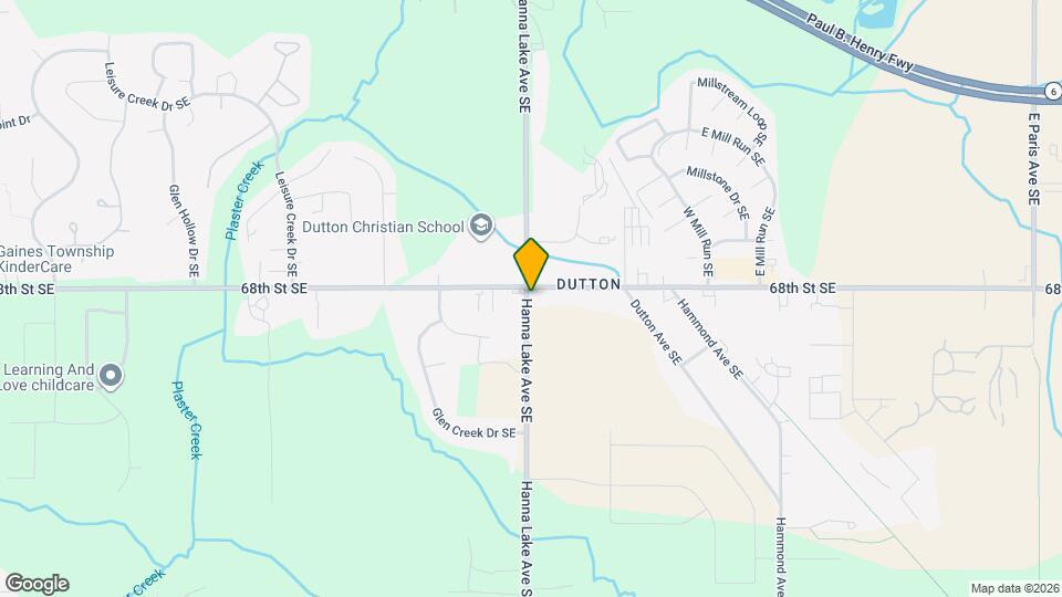 6824 Hanna Lake Ave SE Map and Location Details