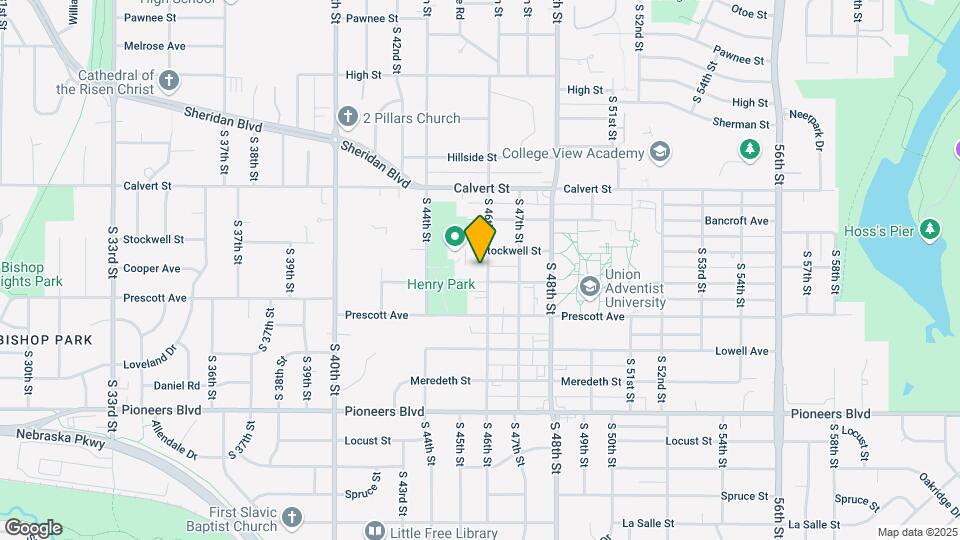 3831 S 46th St Map and Location Details