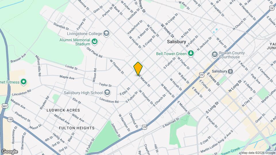 606 S Ellis St Map and Location Details