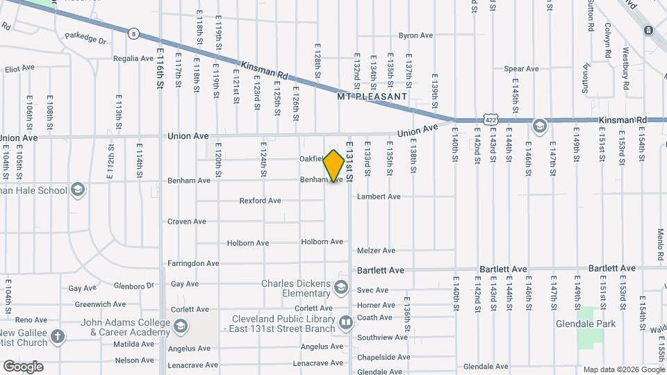 3585 E 129th St Map and Location Details