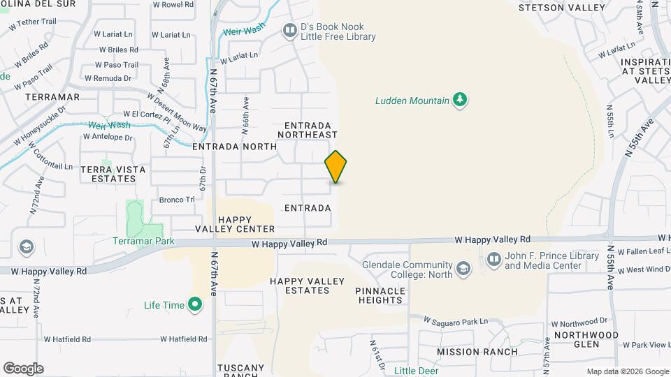 25223 N 63rd Dr Map and Location Details