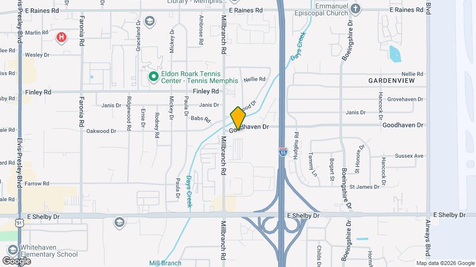 1727 Goodhaven Dr Map and Location Details