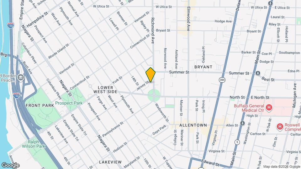 42 Richmond Ave Map and Location Details