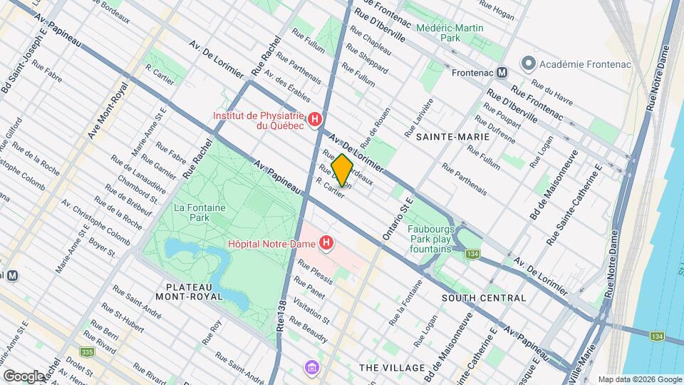 2249-2265 Cartier Rue Map and Location Details