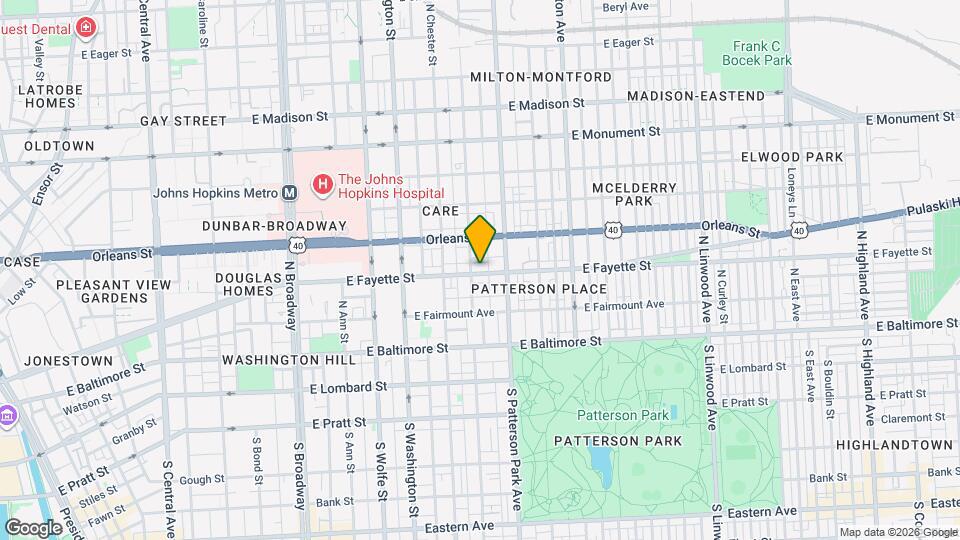 2208 E Fayette St Map and Location Details