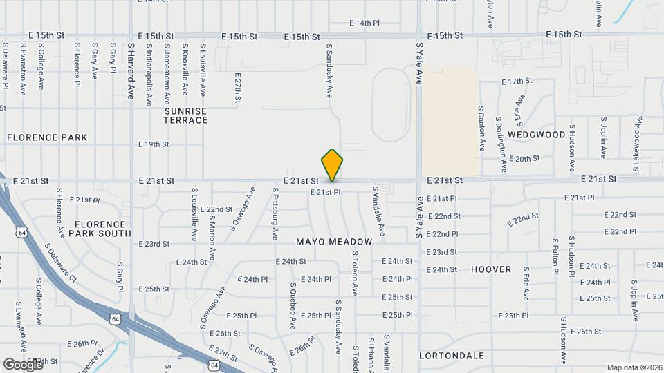 4409 E 21st Pl Map and Location Details