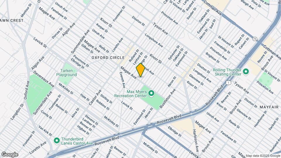 6604 Souder St Map and Location Details