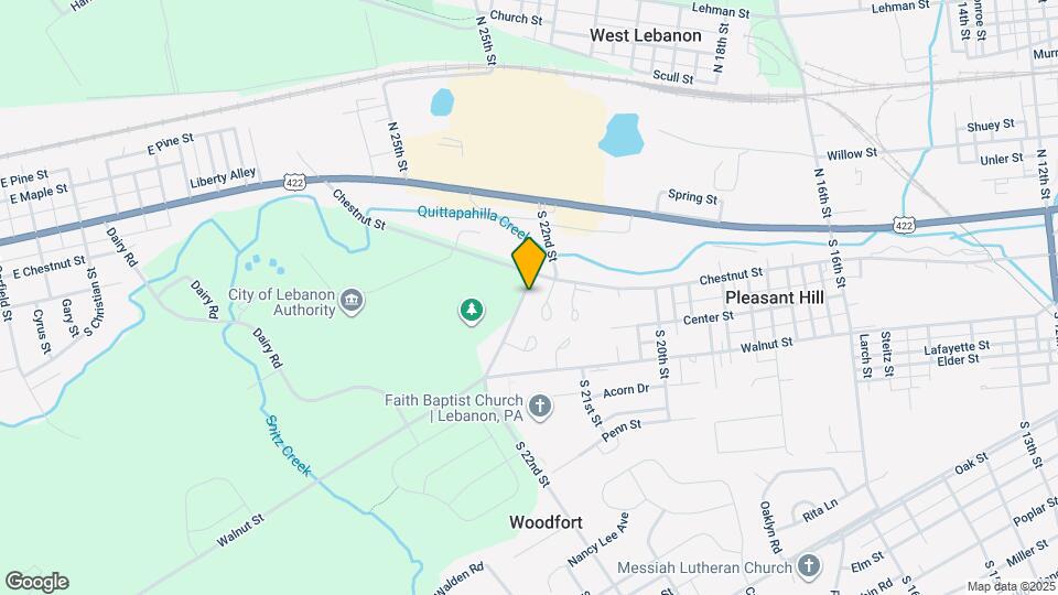 118 S 22nd St Map and Location Details