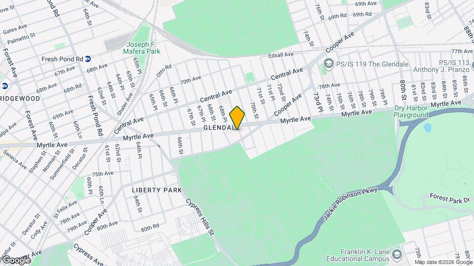 72-14 69th St Mapa y Detalles de la Ubicación