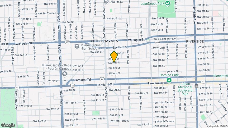 400 SW 21st Ave Map and Location Details