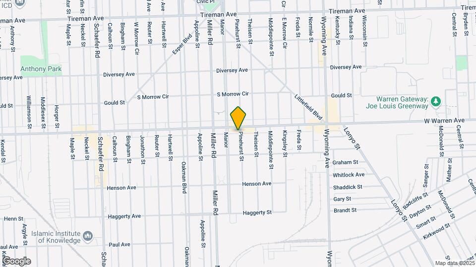 7139 Pinehurst St Map and Location Details