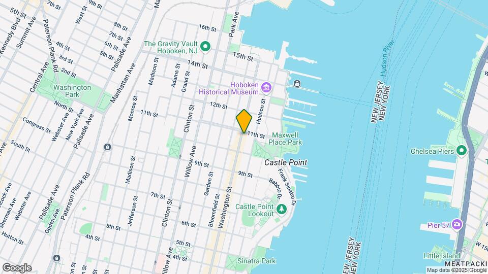 1035 Washington St Map and Location Details