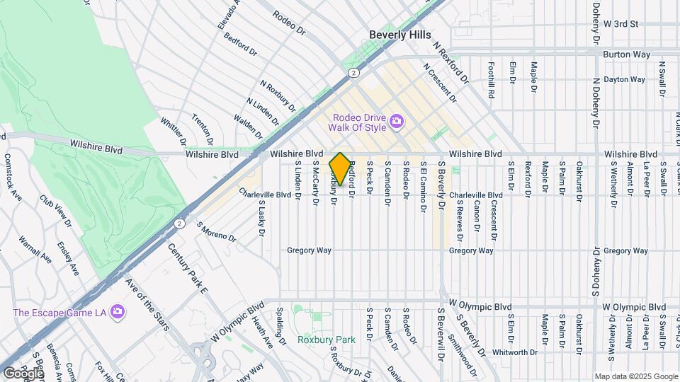 152 S Roxbury Dr Mapa y Detalles de la Ubicación