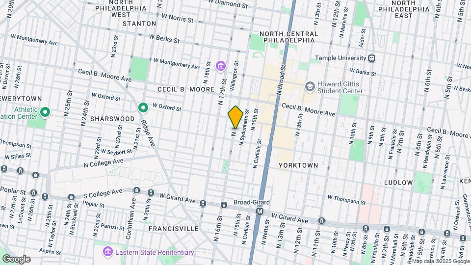 1519-1521 N 16th St Map and Location Details
