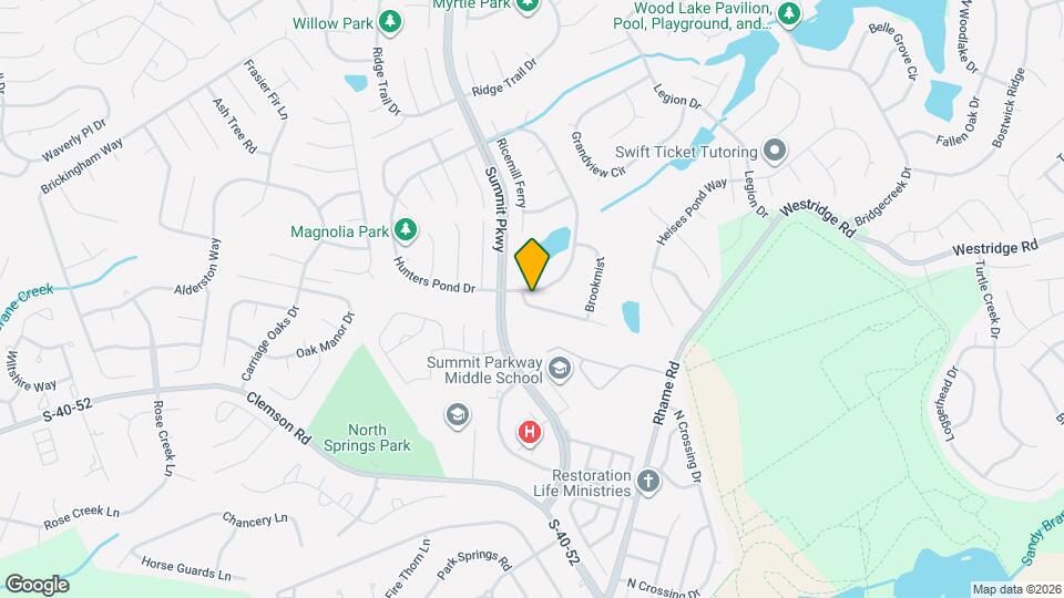 4 Hunters Pond Dr Map and Location Details