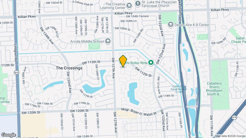 11218 SW 125th Ct Map and Location Details