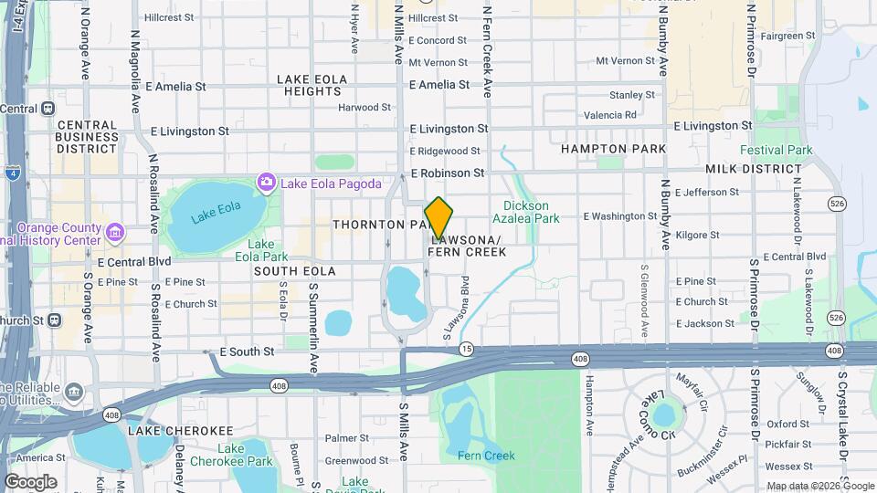 1315 E Central Blvd Map and Location Details