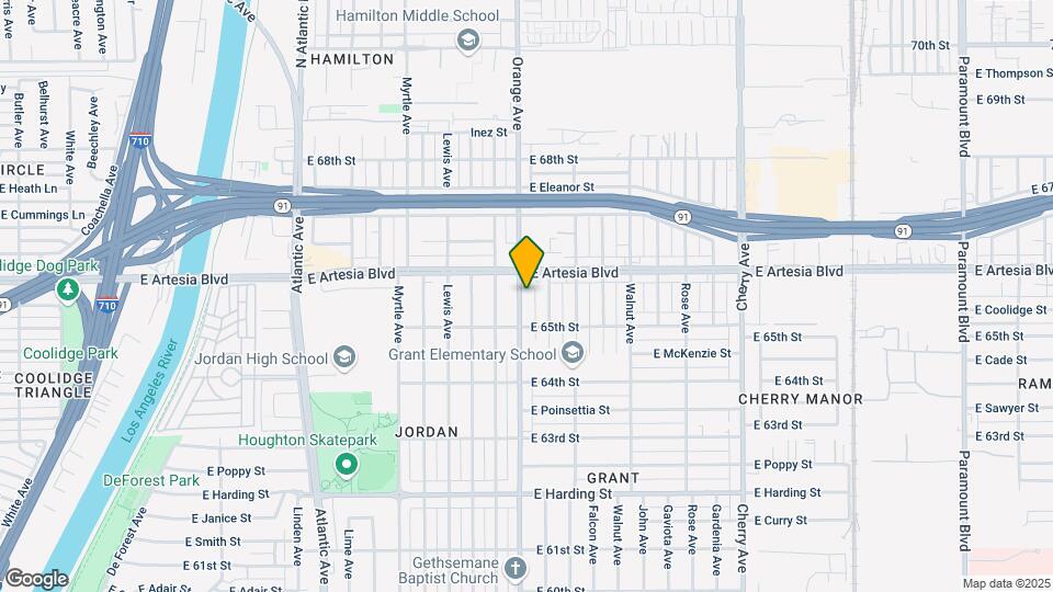 6566 Orange Ave Map and Location Details