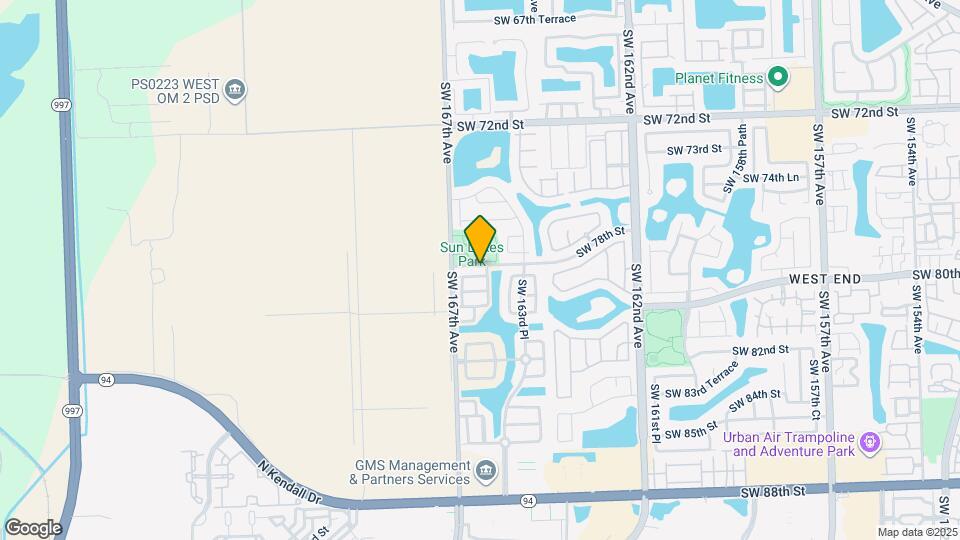 16549 SW 78th Terrace Map and Location Details
