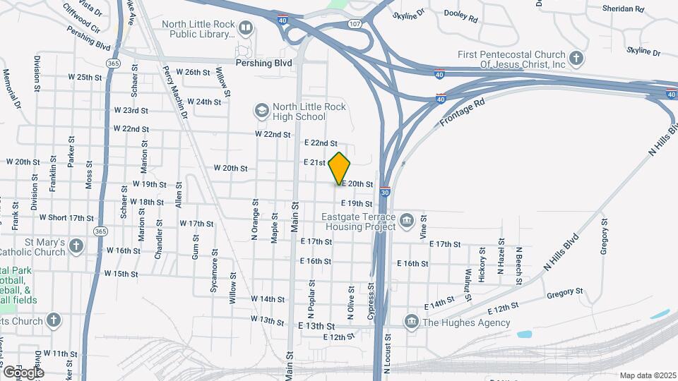 1912 N Magnolia St Map and Location Details