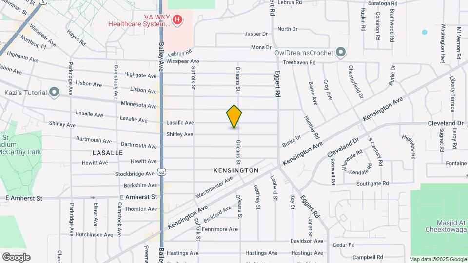 468 Shirley Ave Map and Location Details