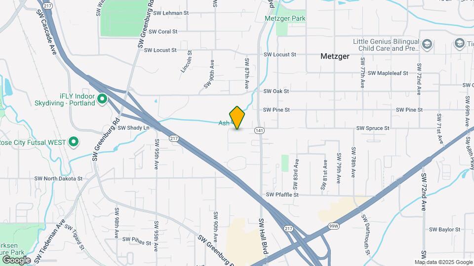 8826 SW Spruce St Map and Location Details