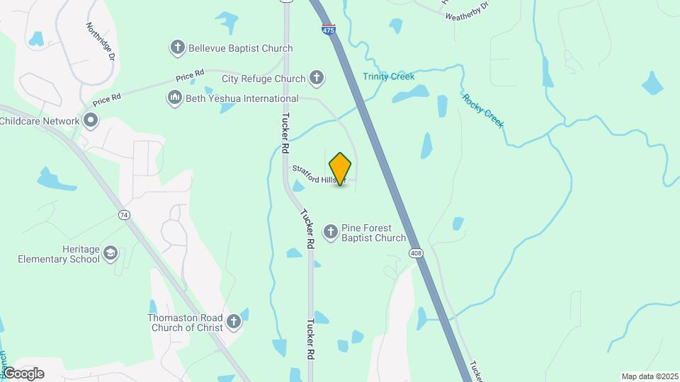 5417 Stratford Hills Dr Map and Location Details