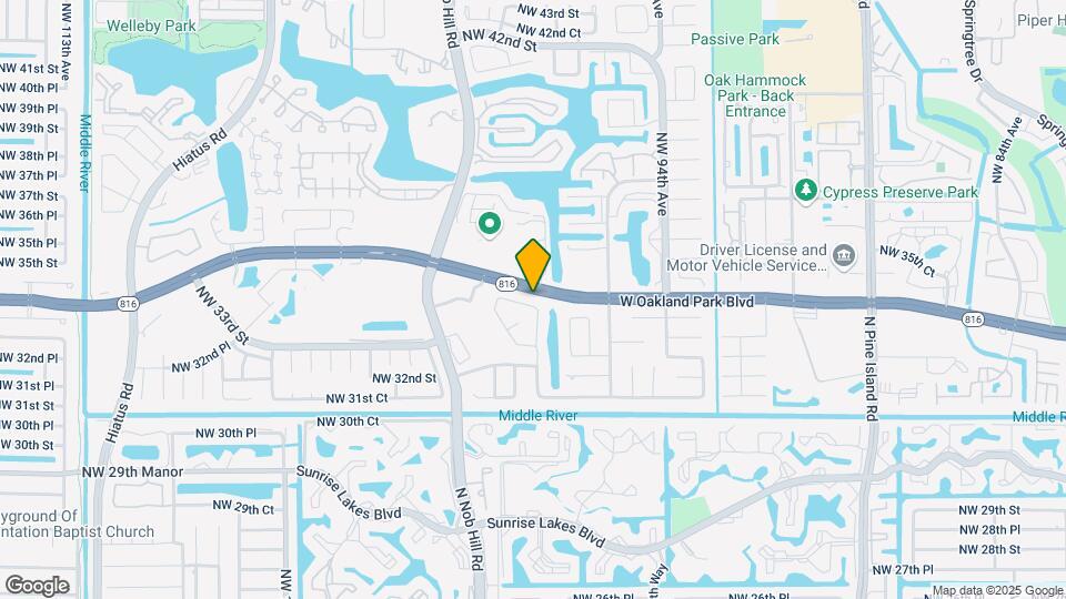 9701 NW 33rd Manor Map and Location Details
