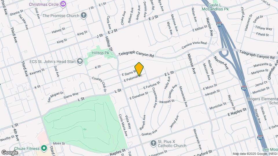 62 E Palomar Dr Map and Location Details