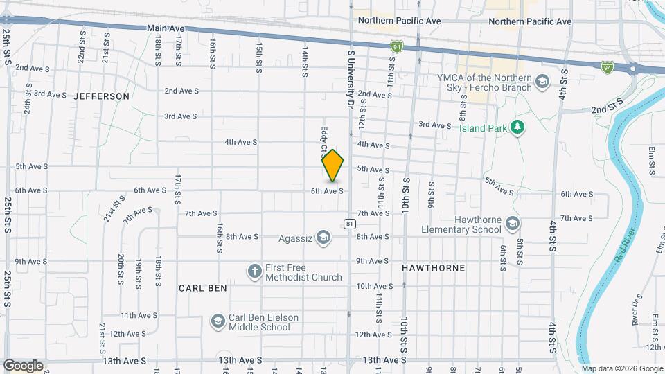 1309 6th Ave S Map and Location Details
