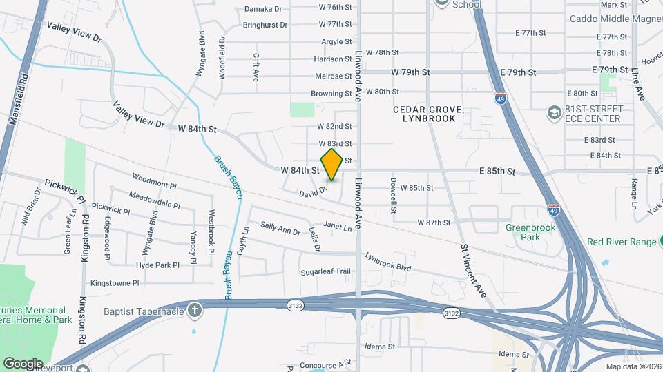 8413 David Dr Map and Location Details