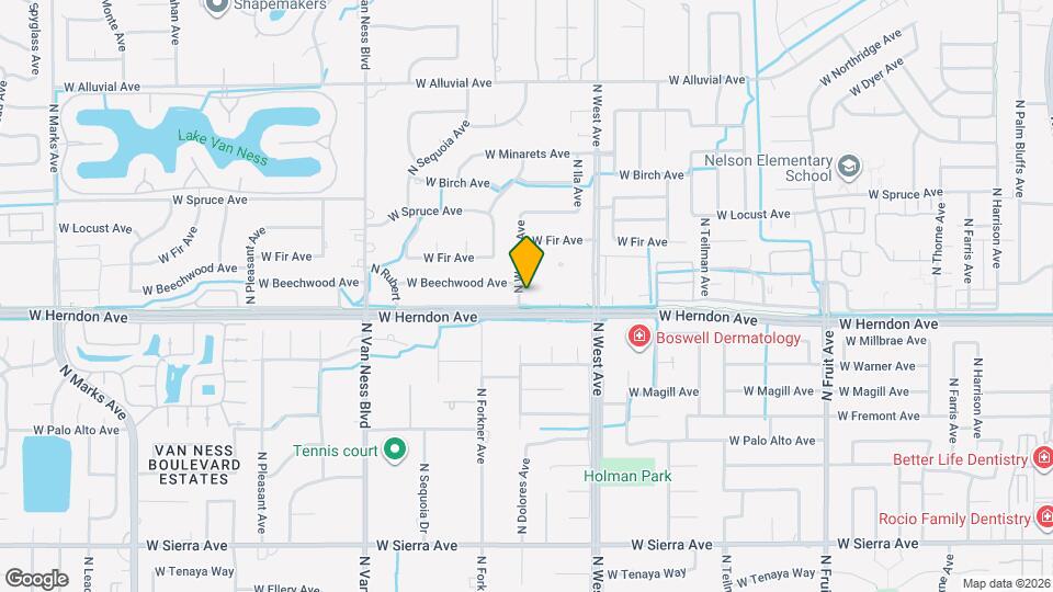 7026 N Warren Ave Map and Location Details