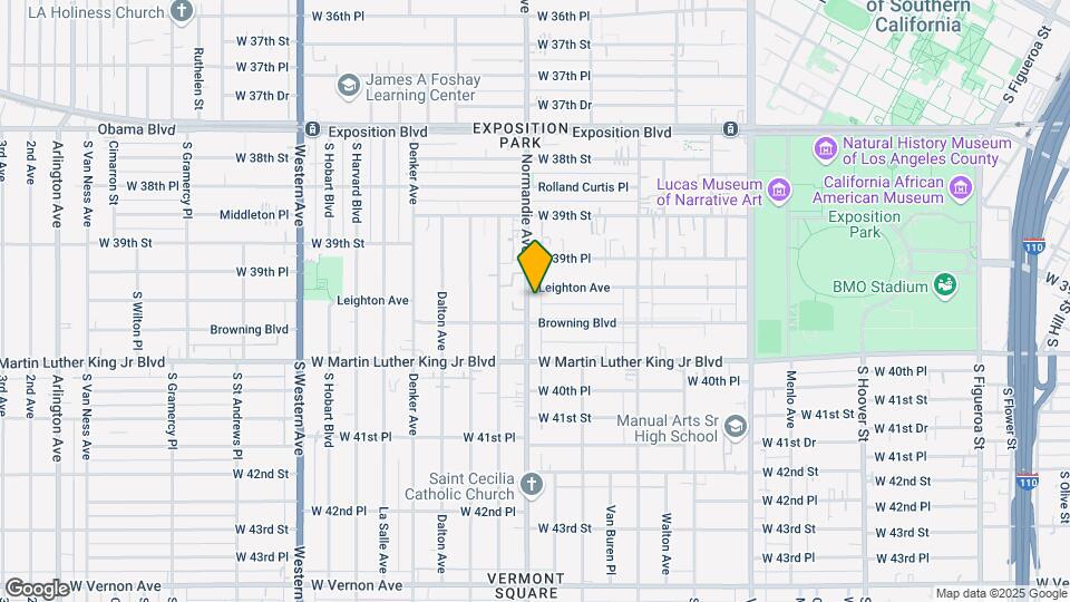 3958 Normandie Ave Map and Location Details