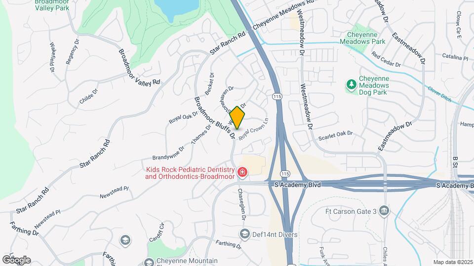 4265 Broadmoor Bluffs Dr Map and Location Details