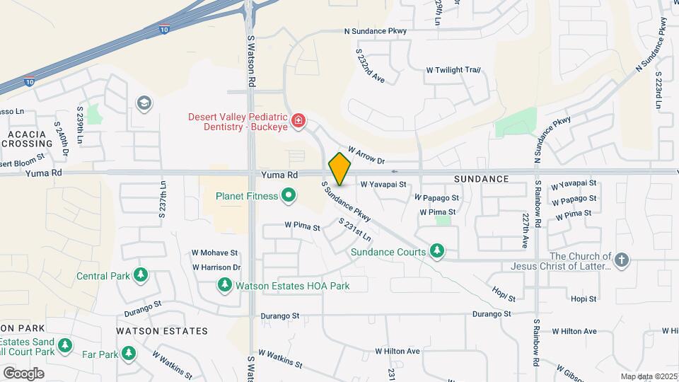 23237 W Yavapai St Map and Location Details