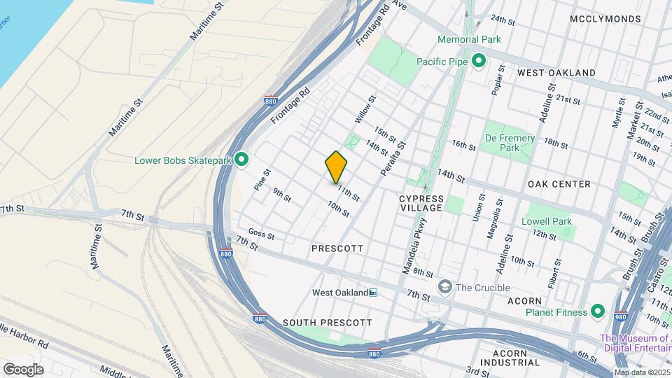 1661 11th St Map and Location Details