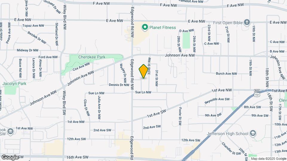 115 Patricia Ln NW Map and Location Details