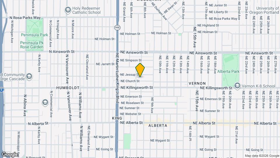 729-729 NE Church St, Unit 729 Mapa y Detalles de la Ubicación