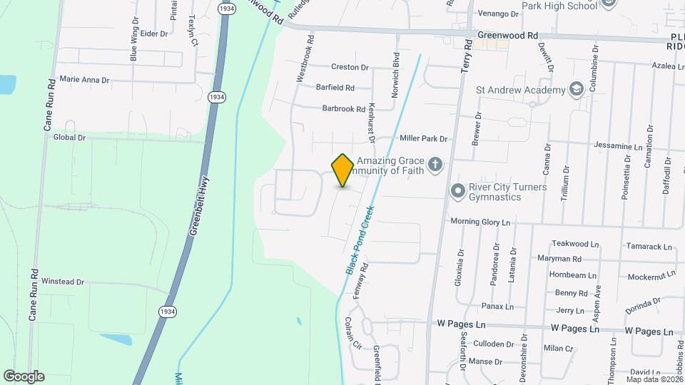 9611 Combs Ln Map and Location Details