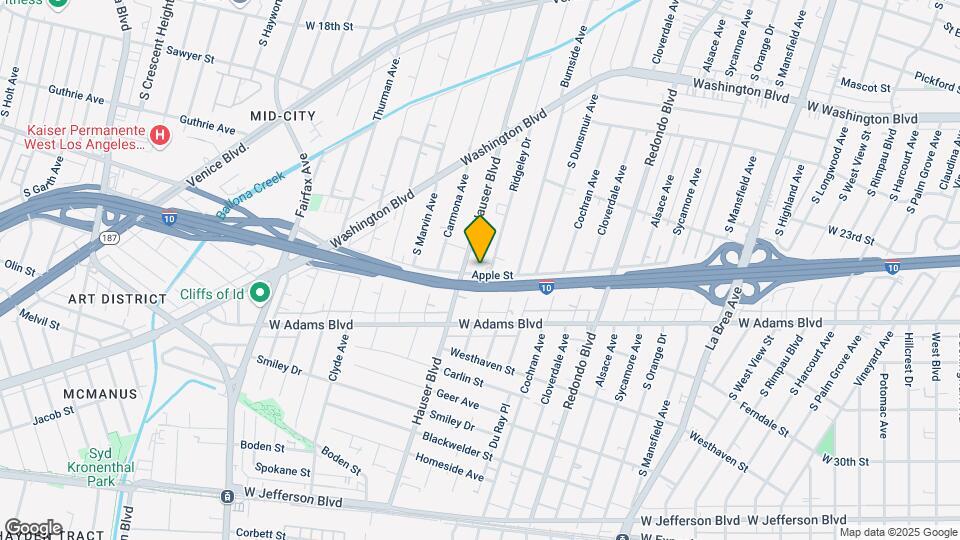 2431 Ridgeley Dr Map and Location Details