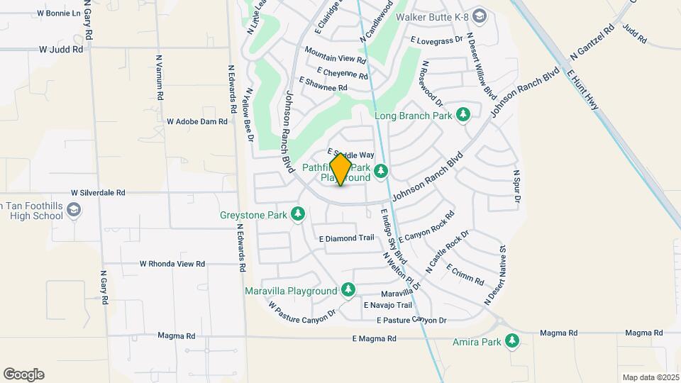 281 E Dry Creek Rd Mapa y Detalles de la Ubicación