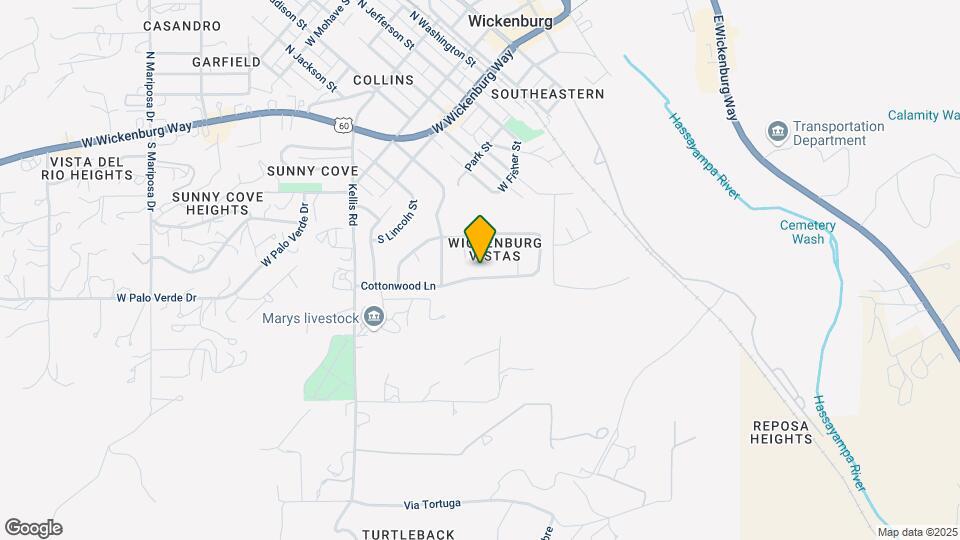 70 W Cottonwood Ln Map and Location Details